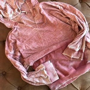 Red Free People hoodie